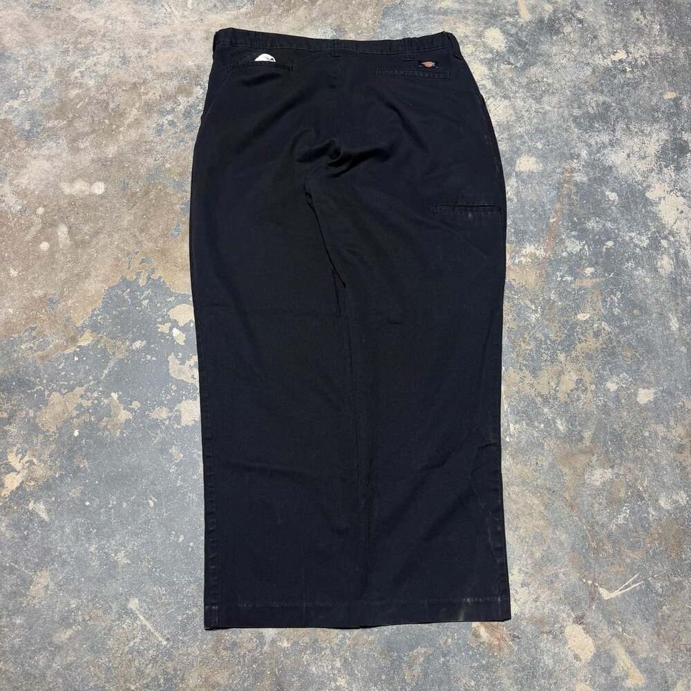 Dickies Pleated Work Pants Black 38x32